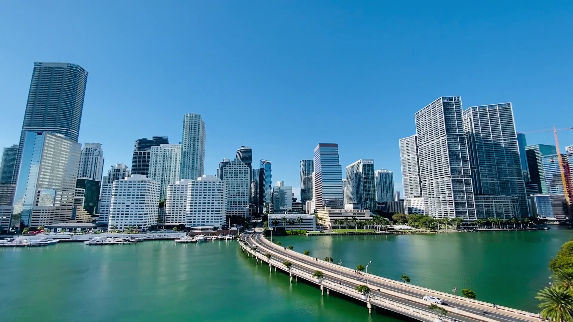 Luxury Miami rentals skyline
